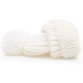 New winter hat wool ball flanging label hat